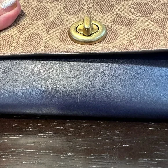 Coach Signature Colorblock Marlow Chain Crossbody - Picture 11 of 11